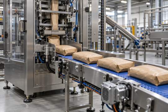 Jak producent maszyn pakujących ogranicza ryzyko powstawania wąskich gardeł w kompletnej linii?